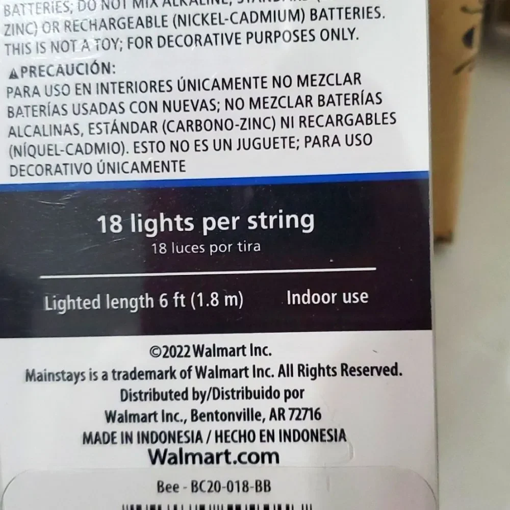 2/$30 1) Battery Operated LED Bee 🐝 String Lights NIB
